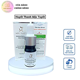 Serum huyết thanh thảo mộc chính hãng 5ml, giúp giảm mụn mờ thâm và dưỡng trắng da (Mẫu Cũ)