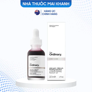 Serum Thanh Tẩy Da The Ordinary AHA 30% + BHA 2% Peeling Solution 30ML