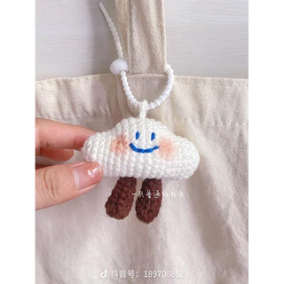 🌸Móc khoá Đám Mây ☁️ cute bằng len handmade