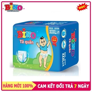 combo 3 bịch tã quần Bino XXXL14 miếng (18 đến 35kg)