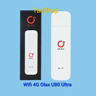 USB Phát Wifi 4G LTE Olax U80 Ultra 150Mbps - hỗ trợ 10 thiệt bị truy cập , sử dụng nguồn USB trực tiếp