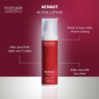 Lotion chấm mụn sưng viêm Biotrade Acnaut Active