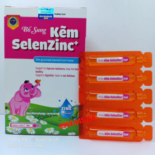 Bổ sung kẽm SelenZinC+ hộp 20 ống - Bé ăn ngon, tiêu hóa tốt, tăng sức đề kháng, giúp cơ thể khỏe mạnh