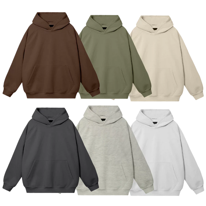 Áo khoác nỉ hoodie trơn form rộng nam nữ unisex chất liệu nỉ bông dày dặn không xù cao cấp chính hãng HD77.