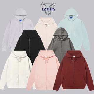 Áo khoác nỉ hoodie zip trơn ,chất dày dặn ,mềm mịn siêu xịn xò ,chuẩn fomr , nhiều màu , chuẩn hàng quảng chấu Latizia