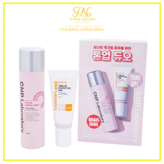 Set Kem Chống Nắng CNP Laboratory Tone-Up Protection Sun SPF42/PA+++ & Xịt Khoáng CNP Vita B Ampule Mist