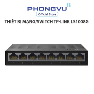 Thiết bị mạng/Switch TP-Link LS1008G 8-Port 10/100/1000Mbps - Bảo hành 24 tháng