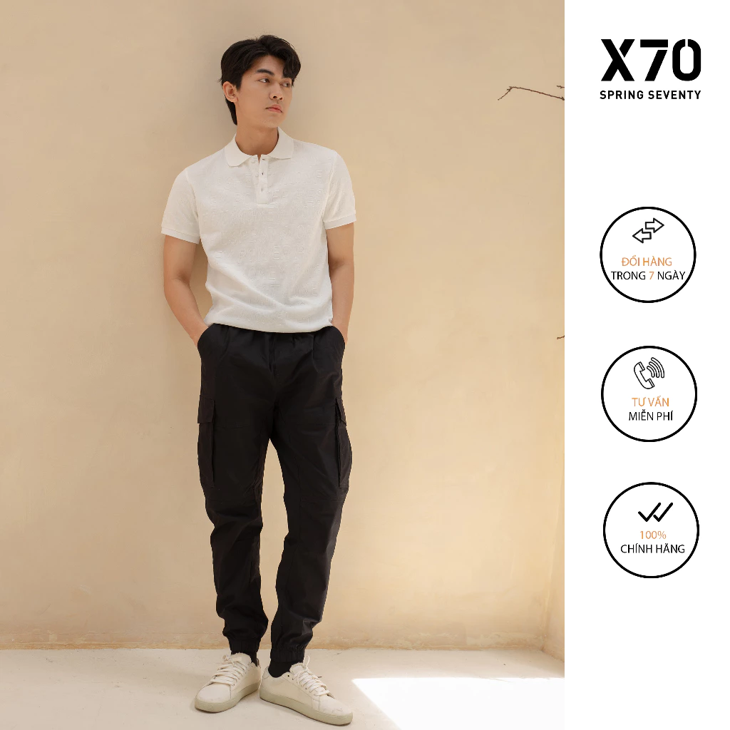 Quần Dài Jogger Nam Màu Xanh Đen, Màu Đen Kaki Cá Tính Thời Trang X70 - 11650030