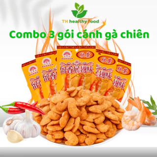 Combo 3 gói cánh gà chiên giòn món ăn tuổi thơ, Đồ ăn vặt Snack cánh gà thơm ngon