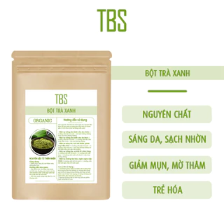 BỘT TRÀ XANH - BỘT NGUYÊN CHẤT - SÁNG DA, SẠCH NHỜN, GIẢM MỤN, MỜ THÂM, TRẺ HÓA