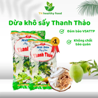 Dừa khô sấy giòn Thanh Thảo hàng loại 1, Mứt dừa Phương Lan đặc sản Bến Tre thơm ngon không chất bảo quản