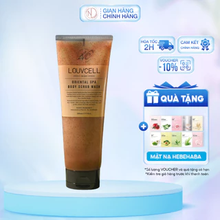 Tẩy da chết Đông Y trắng mịn da Louv Cell Oriental Spa Body Scrub Wash 230 ml