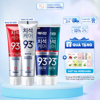 Kem đánh răng MEDIAN Dental IQ 93% Hàn Quốc 120g sản phẩm chính hãng