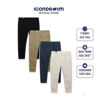 Quần Kaki Nam ICONDENIM Slimfit Assemble QKID0025