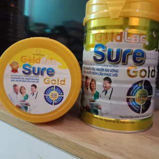 Sữa phục hồi sức khỏe GOLDLAC SURE GOLD 900g - Sữa Cho Người Già, Người Lớn Tuổi Giúp Giảm Mệt Mỏi, Ăn Ngủ Ngon