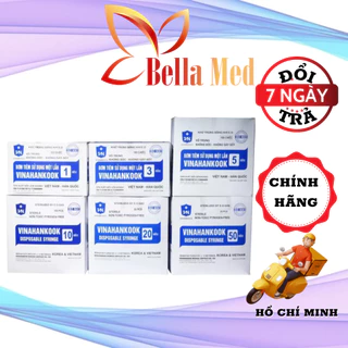 Hộp 100 cây bơm kim tiêm ống chích sử dụng 1 lần 1cc/ml, 3cc/ml, 5cc/ml, 10cc/ml, 20cc/ml