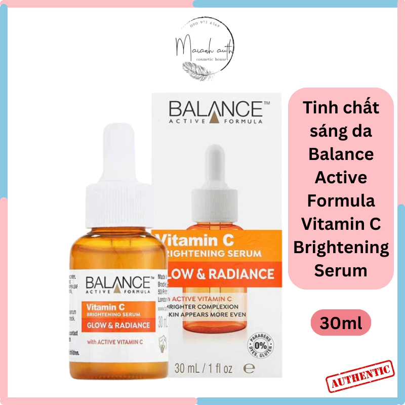 Serum Trắng Da Balance Active Formula Vitamin C Brightening 30ml