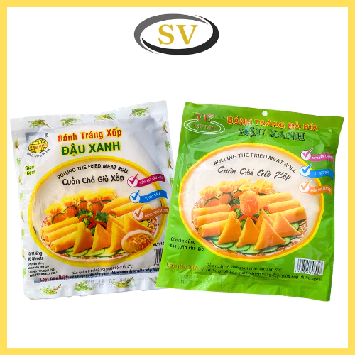 Bánh tráng bò bía Vạn Lộc (xanh) / Bảo Đức (trắng) 100gr - Gói