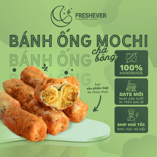 Bánh ống mochi chà bông, bánh ống thành phẩm 400g, bánh quy cao cấp, bánh handmade, ăn vặt - Freshever