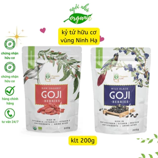 Hắc kỷ tử Organic Life - kỷ tử hữu cơ - dùng ăn liền/nấu ăn/pha trà/nấu chè dưỡng nhan