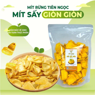 Mít Sấy Giòn Nguyên Cánh QNA FARM, Giòn Rụm, Mít Rừng Tiên Phước Quảng Nam, 100% Tự Nhiên, Túi 300g