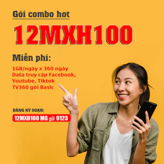 SIM 4G VIETTEL 12UMAX90 12SD135 12SD125Z 12MXH100 12A500 12A50S D500 TRỌN GÓI 12 THÁNG K CẦN NẠP TIỀN