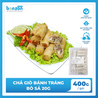 Bonzon - Chả giò bánh tráng bò sả 400g