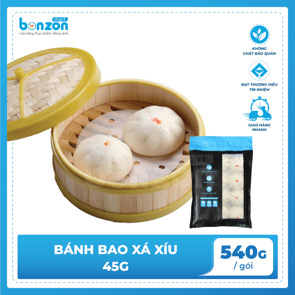 Bonzon - Bánh bao xá xíu 540g