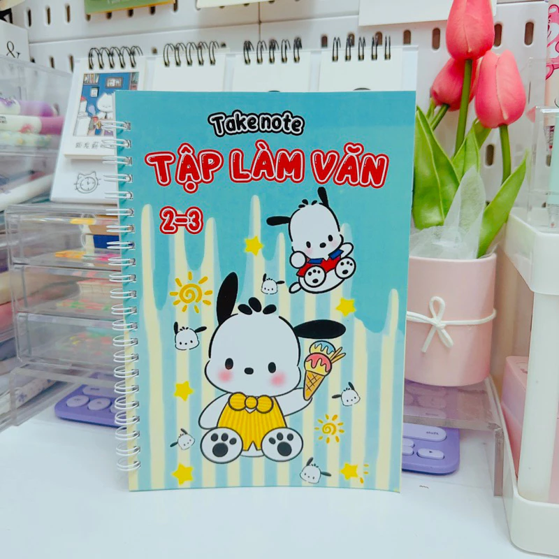 Sổ lò xo takenote tập làm văn lớp 2-3 các bài văn mẫu