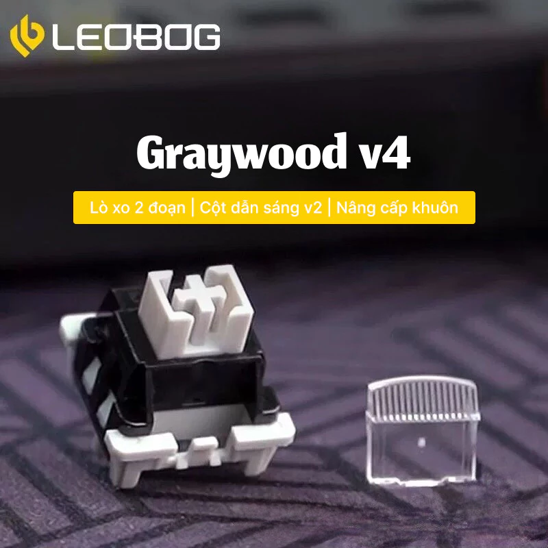 LEOBOG SWITCH GRAYWOOD, REAPER, BARBIE, NIMBUS V3, ICESOUL TRONG SUỐT CHO BÀN PHÍM CƠ
