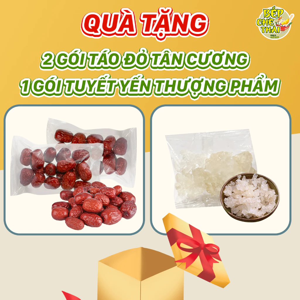 [QUÀ TẶNG] 2 GÓI TÁO ĐỎ + 1 GÓI TUYẾT YẾN
