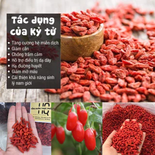 100Gr Kỷ Tử Đỏ (Câu Kỷ Tử) Sấy Khô Quả To Đỏ Đều Giúp Đẹp Da, Bổ Máu, Dễ Ngủ, Sáng Mắt