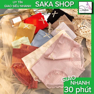 Set 10 Quần lót nữ cotton kháng khuẩn nhăn