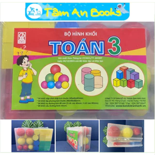 Bộ thực hành Toán 3 theo chương trình mới 2023 dùng cho cả 5 bộ sgk ECICO/ Nhật Hoa Minh- Tâm An Books