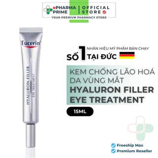 Kem Dưỡng Mắt Eucerin Anti Age Hyaluron Filler Eye Treatment Ngăn Ngừa Lão Hóa 15ml