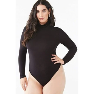 [Virusplussize] Bodysuit F21 cổ lọ BigSize 🌼🌼