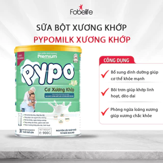 Sữa Bột Pypo Milk Cơ Xương ĐK Hỗ Trợ Bổ Sung Canxi Giúp Ngừa Loãng Xương - Hộp 900g ( Từ 30 tuổi )