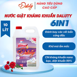 Nước giặt xả quần áo sinh học 6 in 1 DALUTY 10 lít siêu đậm đặc lưu hương bền lâu