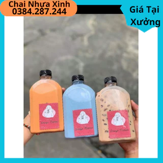 Chai dep vai bầu 330ml chai kèm nắp