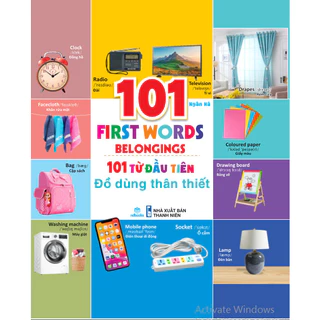 Sách - 101 First Words - 101 Từ đầu tiên - Song ngữ Anh - Việt - ndbooks