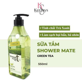 Sữa tắm cao cấp Hàn Quốc Shower Mate Green Tea tinh chất trà xanh tươi mát 550ml