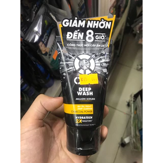 Kem rửa mặt có hạt Oxy Deep Wash sạch sâu tút sáng da 50g