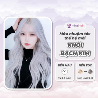 Thuốc nhuộm tóc Màu Khói Bạch Kim Thế Hệ Mới - Cẩn Tẩy Tóc - Minzihair, Minzihair HCM