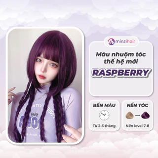 Thuốc nhuộm tóc Màu Raspberry Thế Hệ Mới - Cẩn Tẩy Tóc - Minzihair, Minzihair HCM