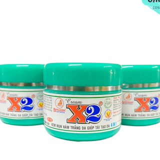 Kem X2 4 in1 Đăng Dương, kem X2 mụn nám trắng da tái tạo 10g