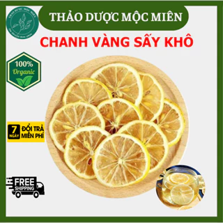 Chanh Vàng Sấy Khô 1kg Chanh Vàng Thái Lát Khô Loại 1 Thơm Ngon - Bổ sung Vitamin C, chống oxy hóa, tăng đề kháng