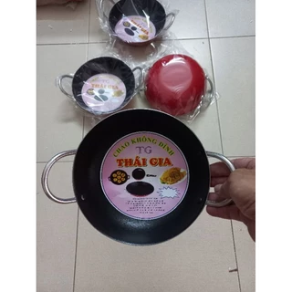 Chảo bầu 2 quai chống dinh 20 cm