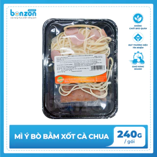 Bonzon - Mỳ ý bò bằm xốt cà chua 240gr