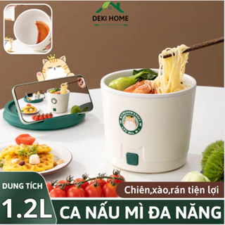 Nồi điện đa năng năng ca nấu mì mẫu mới chống dính, nấu nhanh, siêu tiện lợi dung tích 1,2L sôi nhanh (x427)