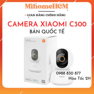 Camera IP Wifi 2K Xiaomi C300 New Version 2023 QUỐC TÊ NỘI ĐỊA - BH 6 THÁNG